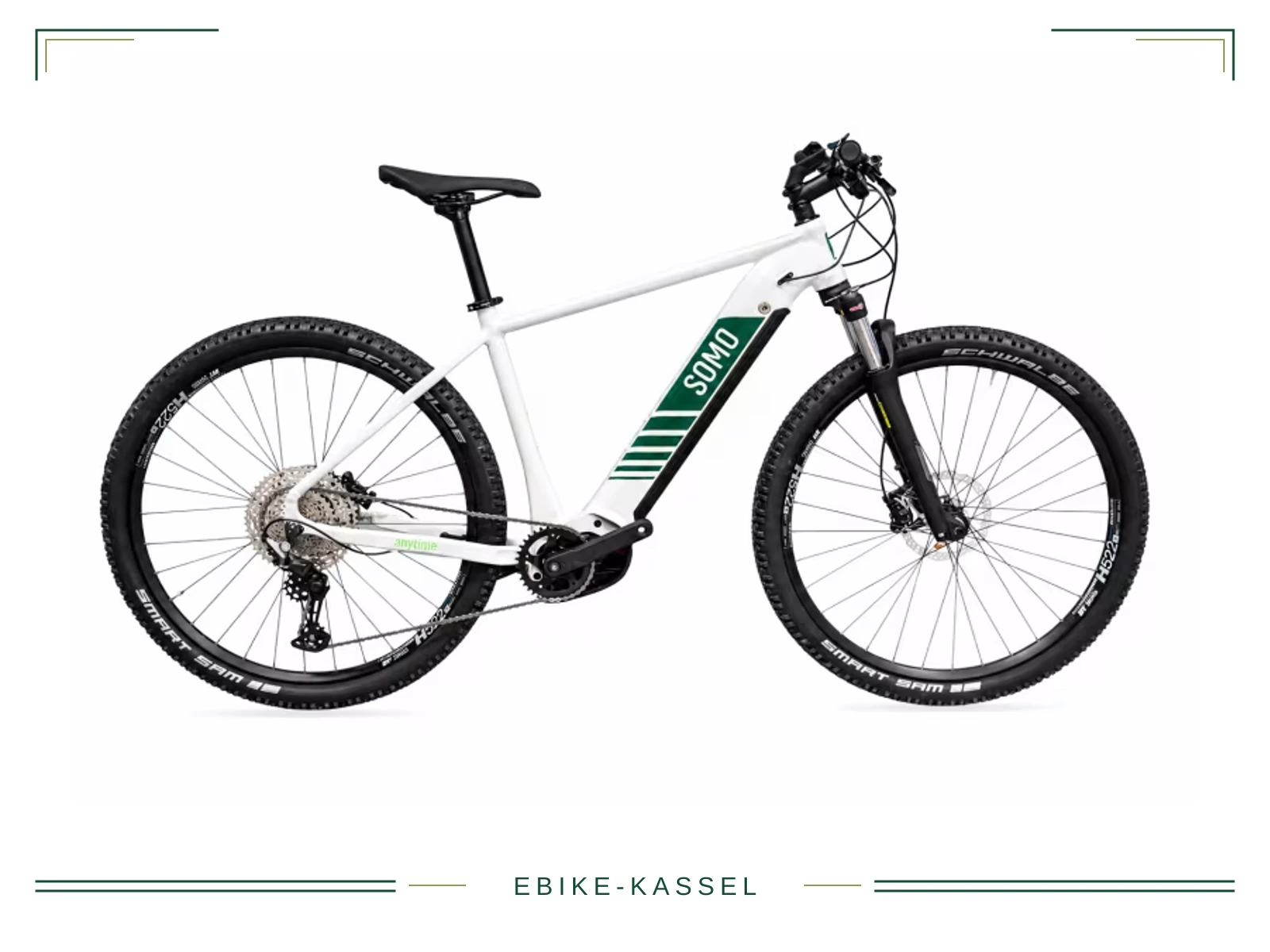 Somo E-MTB Hardtail Bosch CX 625 Grau Grün